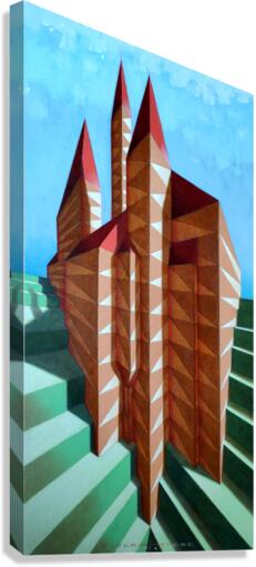 The castle Canvas Print
