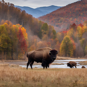 Blue Ridge Bison Creek Heaven by Andrea Record