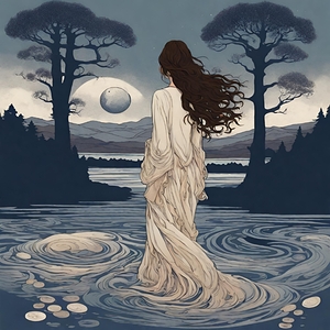 Denim Whirlpool Dream by Andrea Record