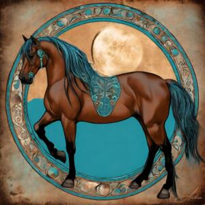 Rusty Moon Portal by Andrea Record
