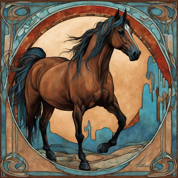 Desert Messenger by Andrea Record