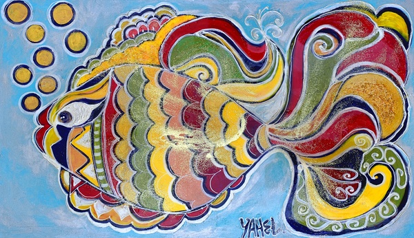 Rasta Fish by Yahel