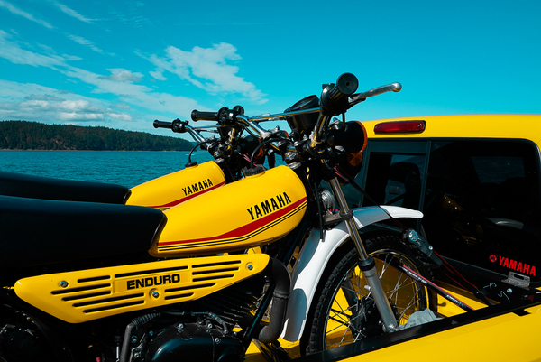Yellow Moto by Anthony Cummins