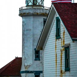 Lighthouse With Flag