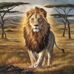 The greatness of the lion: a symbol of power and prestige