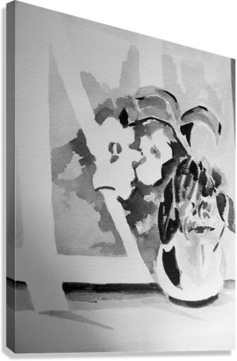 Window Orchid Canvas Print