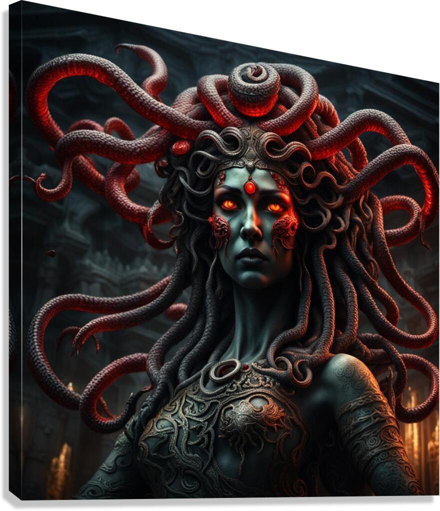 Medusa Canvas Print