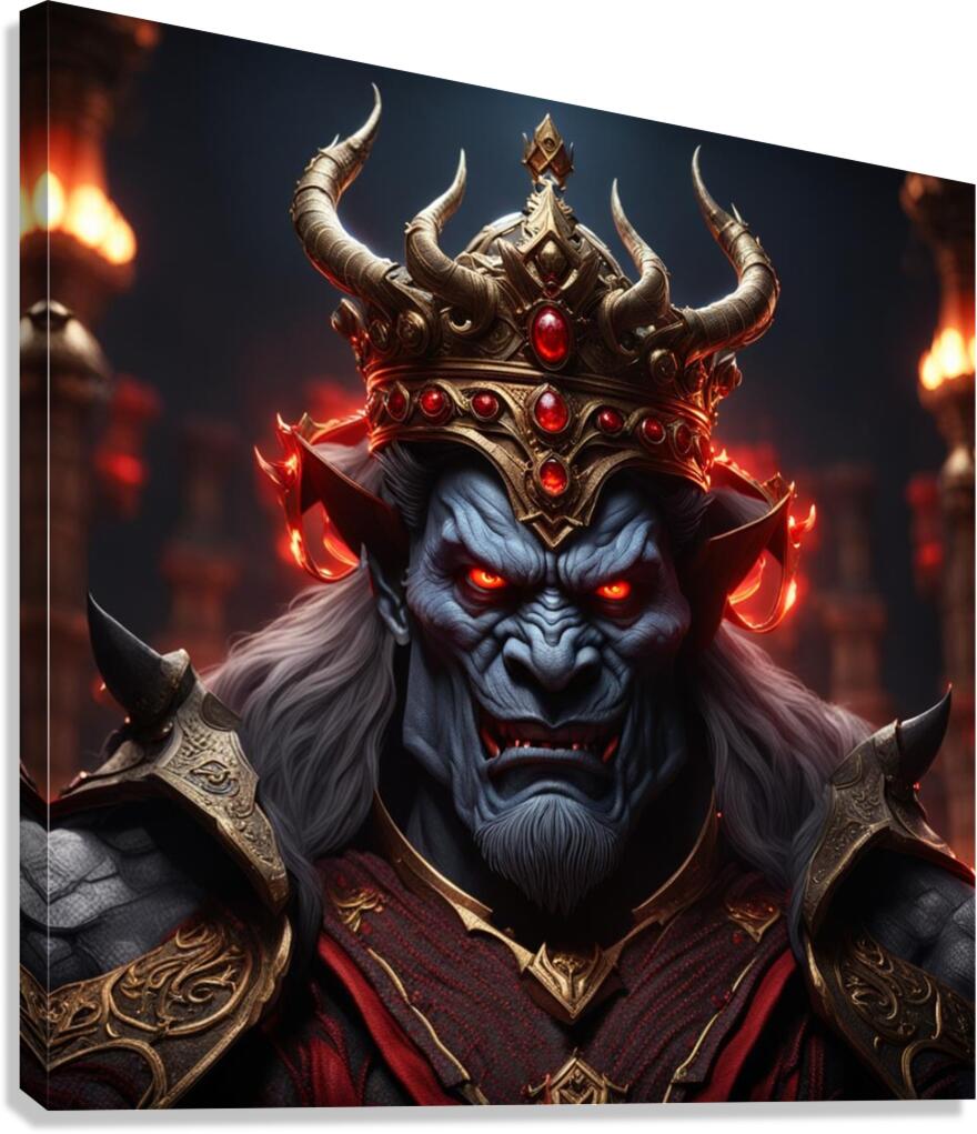 Oni King Canvas Print