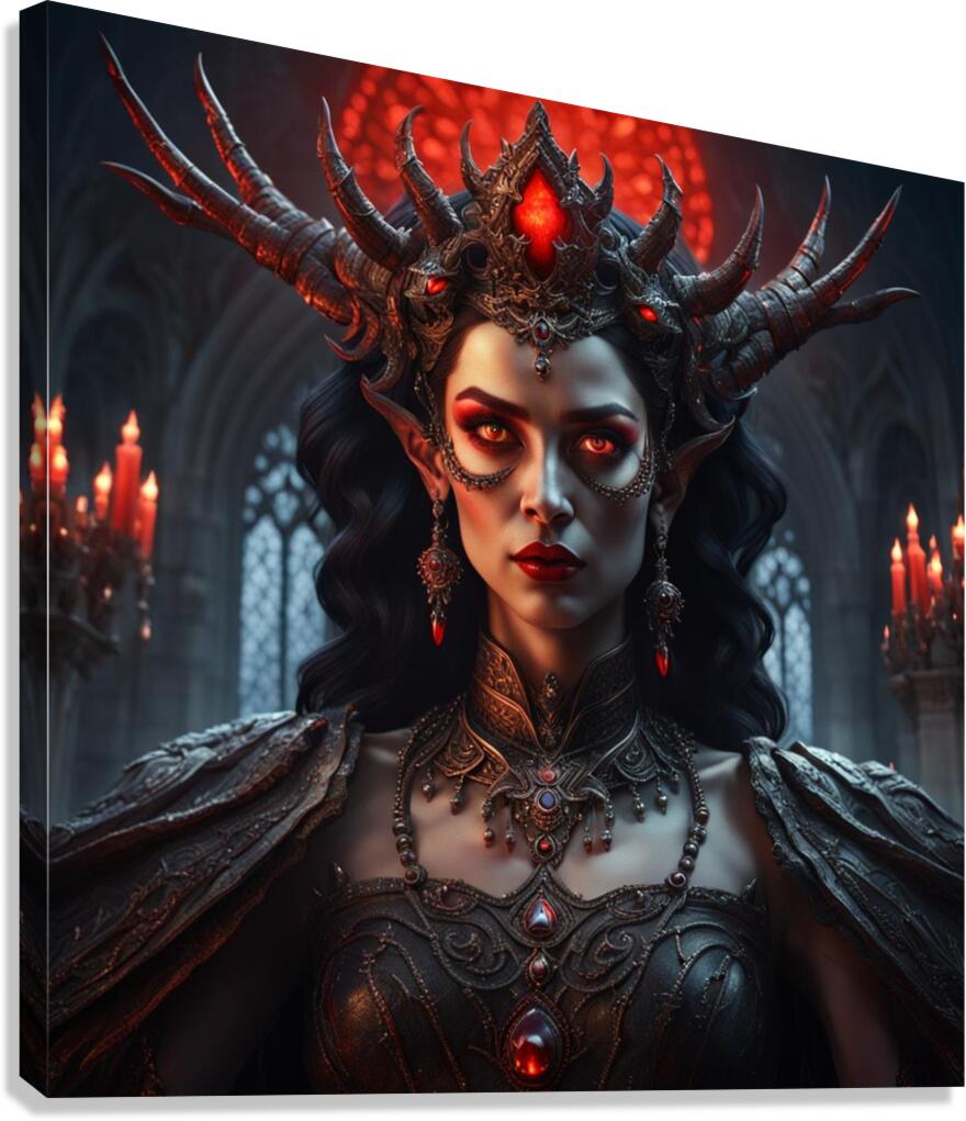 Demon Queen Canvas Print