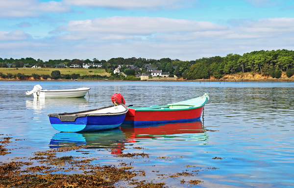 Barques de peche Print