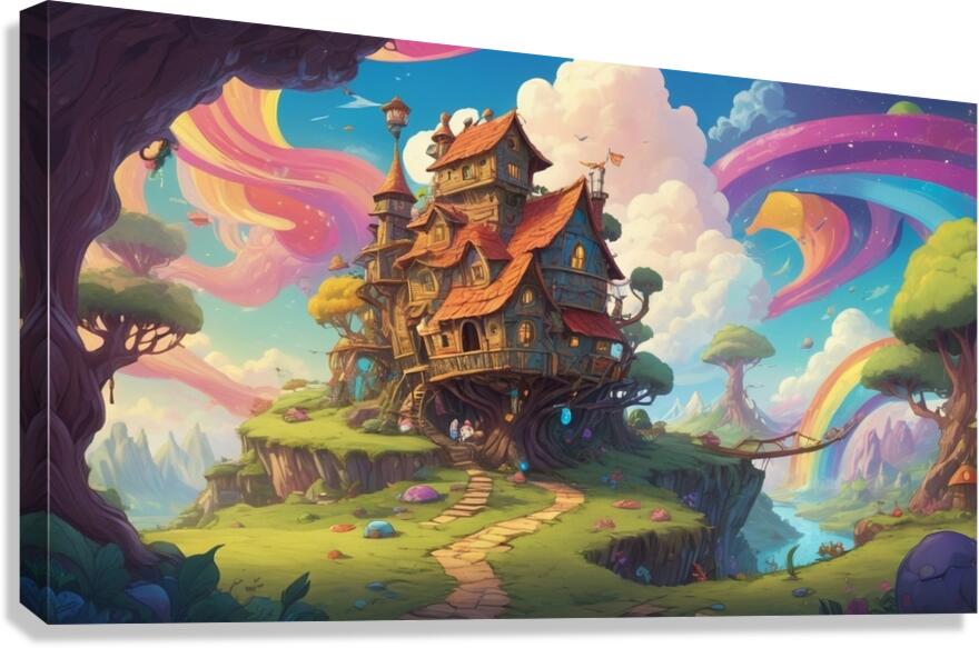 Visual Vibes Artwork  2 Canvas Print