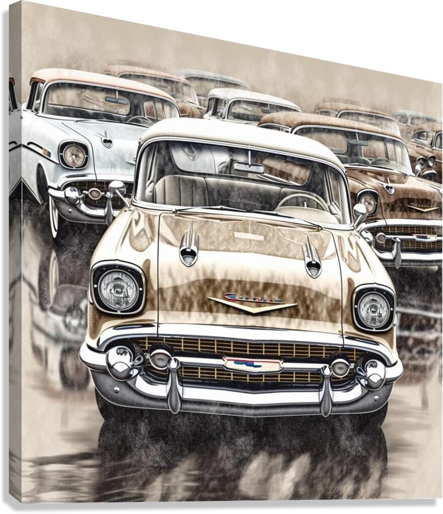 Visual Vibes Artwork  1 Canvas Print