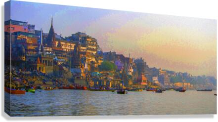 VARANASIOilPaint Canvas Print