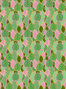 crowded leaves