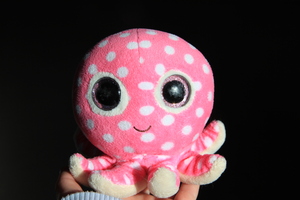 Octopus teddy portrait colour