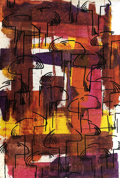 mushroom tower Print