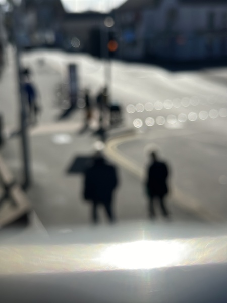 Blurred street Print
