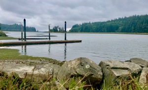 Oregon Coast With Dock