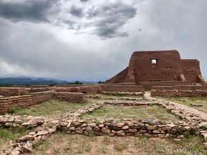 Pueblo Church at Pecos National Historical Park New Mexico-1