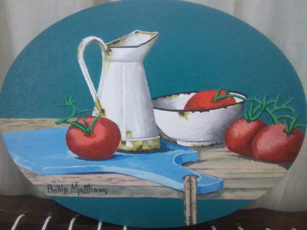 Kitchen tomatoes Print