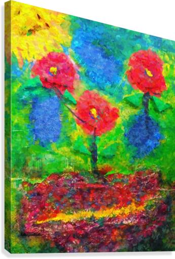 Dancing Flowers  Canvas Print