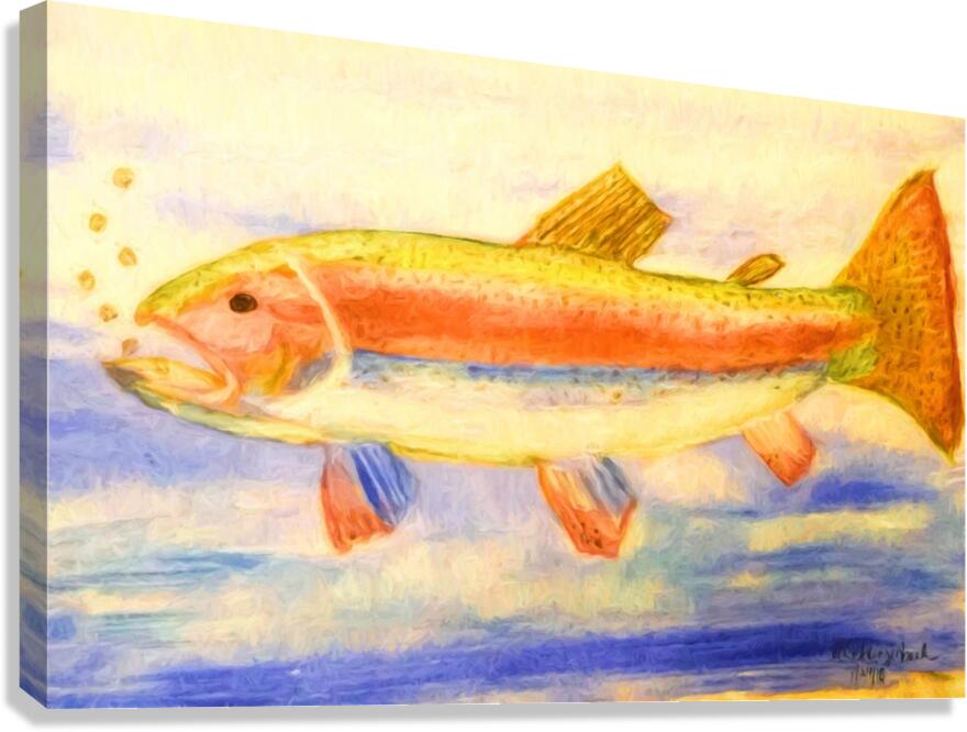 Rainbow Trout Canvas Print