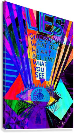 Lies Canvas Print
