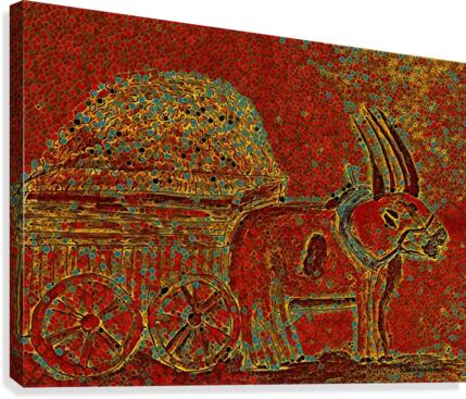 Oxen Canvas Print