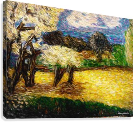 Yellow Summer Fields Canvas Print