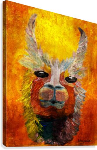 Alpaca Canvas Print