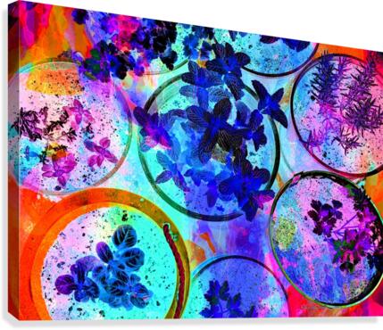 Psychedelic Herbs Canvas Print