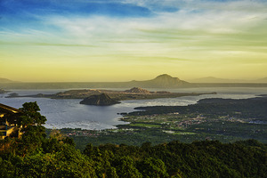 Taal Volcano View at Dusk – Tagaytay Philippine
