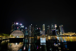 Reflections of Marina Bay