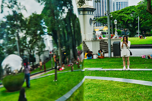 Reflections at Fort Canning Singapore