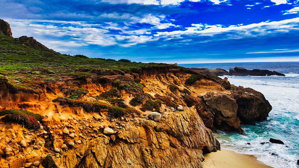 Big Sur Coastal Cliffs by AM Productions