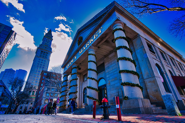 Quincy Market Boston Print