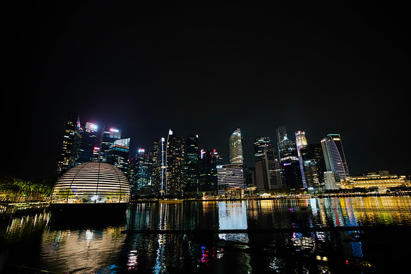 Reflections of Marina Bay Print