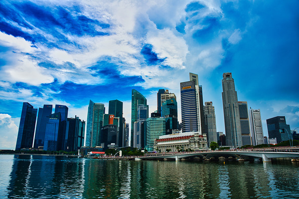 Marina Bay Skyline Singapore Print