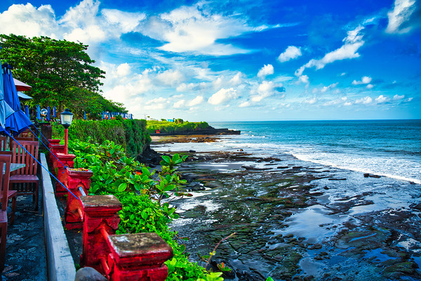 Bali Shoreline Cafe View by AM Productions