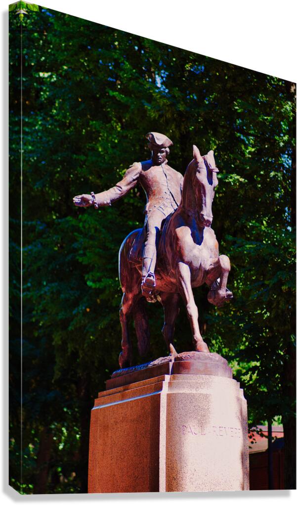 Ride of Paul Revere Boston Canvas Print