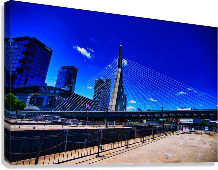 Zakim Bridge – Boston Canvas Print