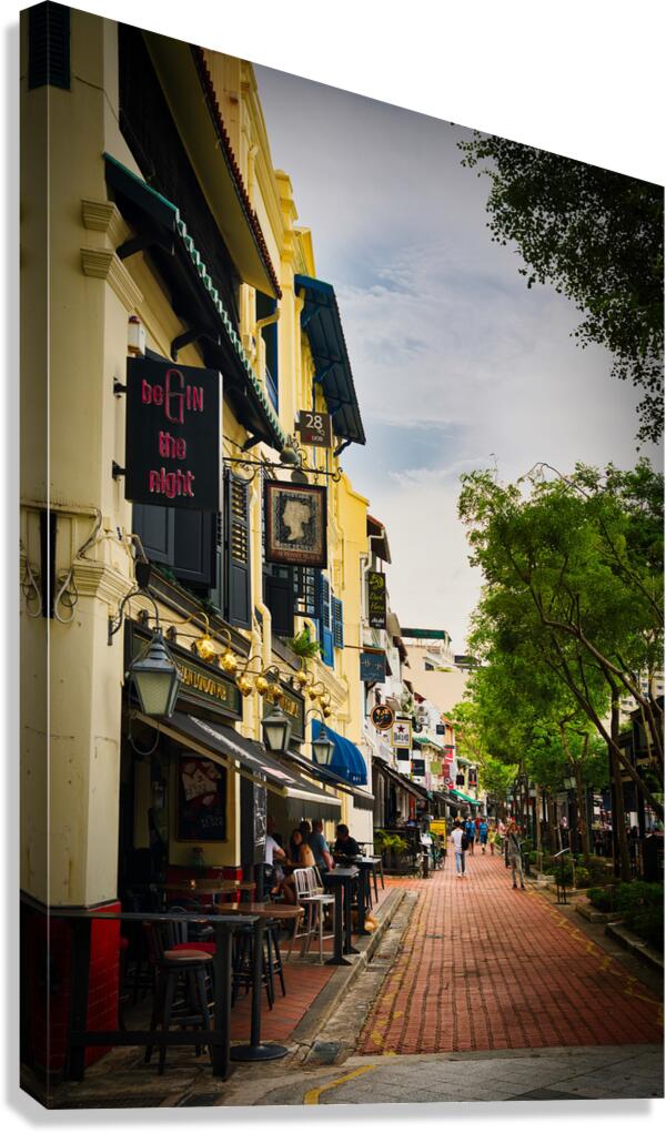 The Rhythm of Boat Quay Canvas Print