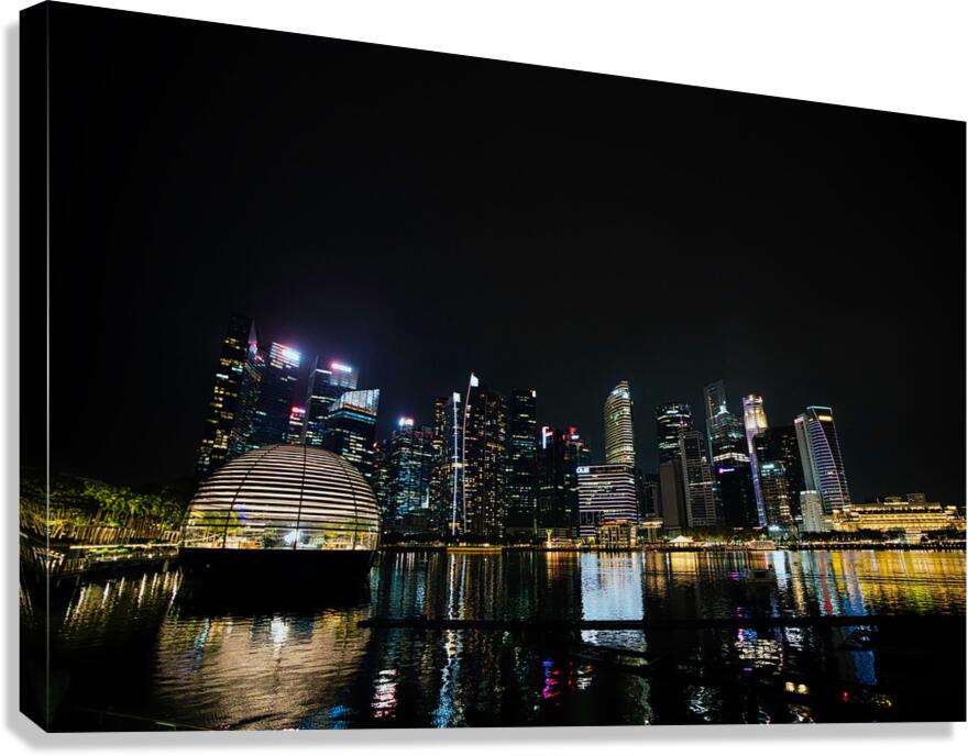Reflections of Marina Bay Canvas Print