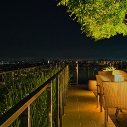 Rooftop Escape – Singapore Night Terrace
