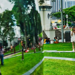 Reflections at Fort Canning Singapore