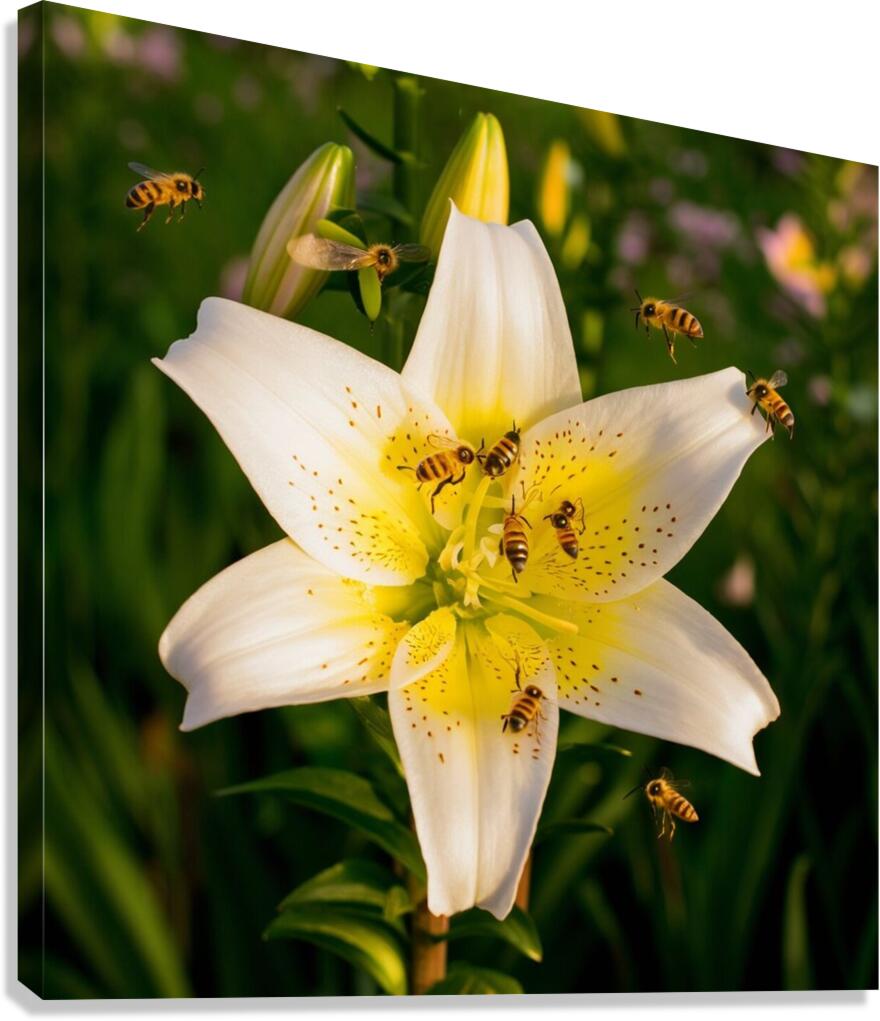 Lily Flower Canvas Print