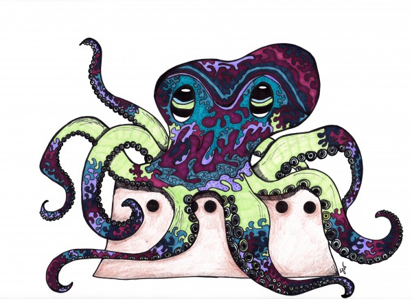 Eight Arms Print