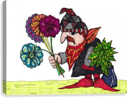 Spring Elf Canvas Print