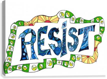 RESIST 3 Canvas Print