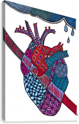 Broken Heart Canvas Print